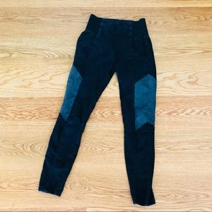 Stretchy high-waisted biker pants